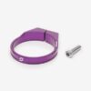 Full-E Charged Steering Tube Riser Reinforcing Clamp Purple